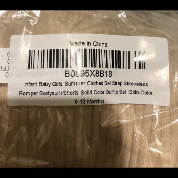 Infant Baby Girls Summer Knit Outfits Ribbed Sleeveless Romper Bloomers Shorts - Picture 6 of 7